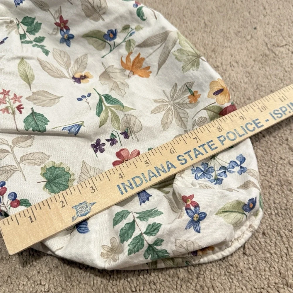 Longaberger Botanic Fields Floral Basket Fabric Liner Cottagecore Country 90s
